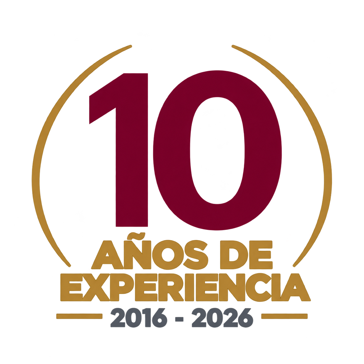 10 años de experiencia · 2016 - 2026